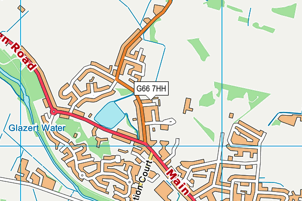 G66 7HH map - OS VectorMap District (Ordnance Survey) G66 7HH map - OS VectorMap District (Ordnance Survey)