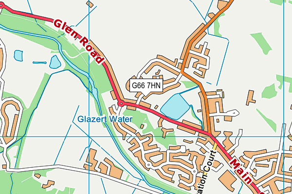 G66 7HN map - OS VectorMap District (Ordnance Survey)