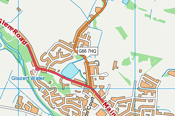 G66 7HQ map - OS VectorMap District (Ordnance Survey) G66 7HQ map - OS VectorMap District (Ordnance Survey)