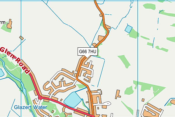 G66 7HU map - OS VectorMap District (Ordnance Survey) G66 7HU map - OS VectorMap District (Ordnance Survey)