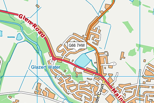 G66 7HW map - OS VectorMap District (Ordnance Survey) G66 7HW map - OS VectorMap District (Ordnance Survey)