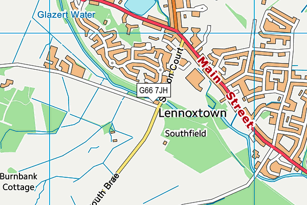 G66 7JH map - OS VectorMap District (Ordnance Survey) G66 7JH map - OS VectorMap District (Ordnance Survey)