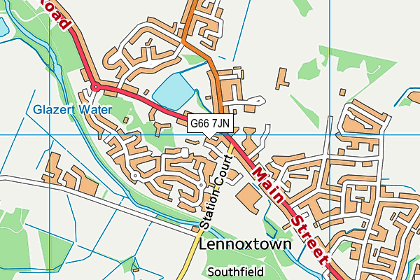G66 7JN map - OS VectorMap District (Ordnance Survey) G66 7JN map - OS VectorMap District (Ordnance Survey)