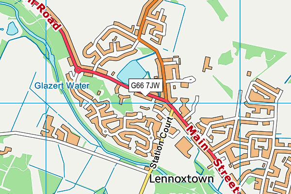 G66 7JW map - OS VectorMap District (Ordnance Survey) G66 7JW map - OS VectorMap District (Ordnance Survey)