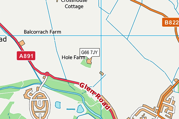G66 7JY map - OS VectorMap District (Ordnance Survey) G66 7JY map - OS VectorMap District (Ordnance Survey)