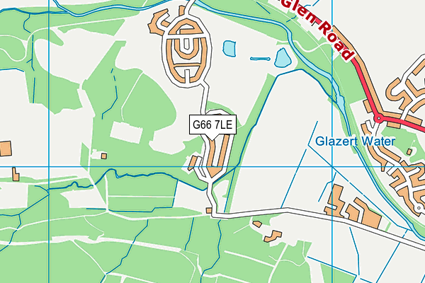 G66 7LE map - OS VectorMap District (Ordnance Survey) G66 7LE map - OS VectorMap District (Ordnance Survey)