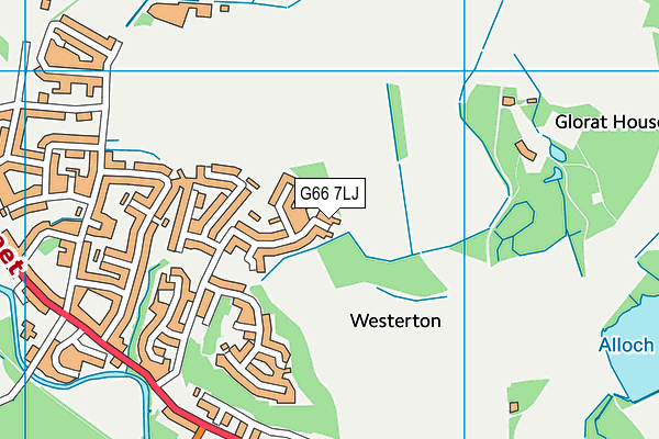 G66 7LJ map - OS VectorMap District (Ordnance Survey) G66 7LJ map - OS VectorMap District (Ordnance Survey)