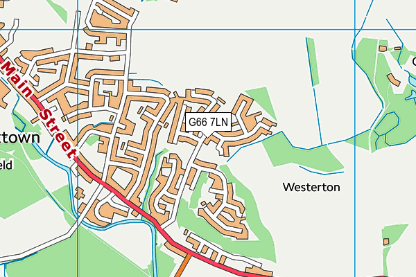 G66 7LN map - OS VectorMap District (Ordnance Survey) G66 7LN map - OS VectorMap District (Ordnance Survey)
