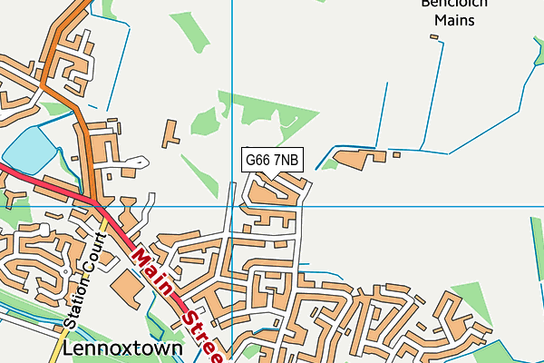 G66 7NB map - OS VectorMap District (Ordnance Survey) G66 7NB map - OS VectorMap District (Ordnance Survey)