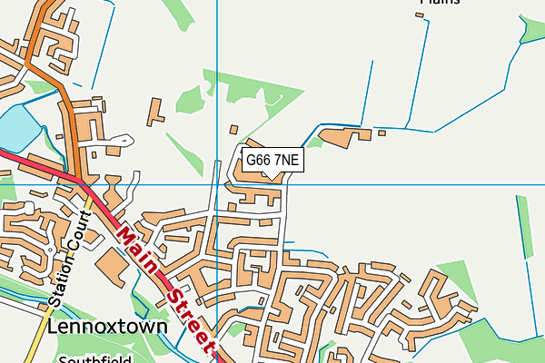 G66 7NE map - OS VectorMap District (Ordnance Survey) G66 7NE map - OS VectorMap District (Ordnance Survey)