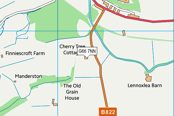 G66 7NN map - OS VectorMap District (Ordnance Survey) G66 7NN map - OS VectorMap District (Ordnance Survey)