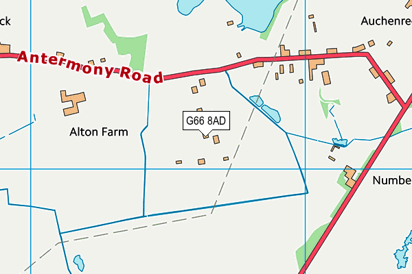 G66 8AD map - OS VectorMap District (Ordnance Survey) G66 8AD map - OS VectorMap District (Ordnance Survey)
