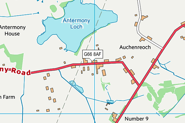 G66 8AF map - OS VectorMap District (Ordnance Survey) G66 8AF map - OS VectorMap District (Ordnance Survey)