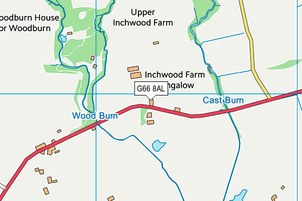G66 8AL map - OS VectorMap District (Ordnance Survey) G66 8AL map - OS VectorMap District (Ordnance Survey)
