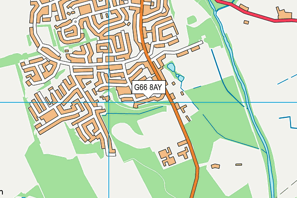 G66 8AY map - OS VectorMap District (Ordnance Survey) G66 8AY map - OS VectorMap District (Ordnance Survey)
