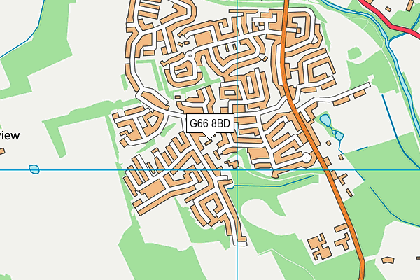 G66 8BD map - OS VectorMap District (Ordnance Survey) G66 8BD map - OS VectorMap District (Ordnance Survey)