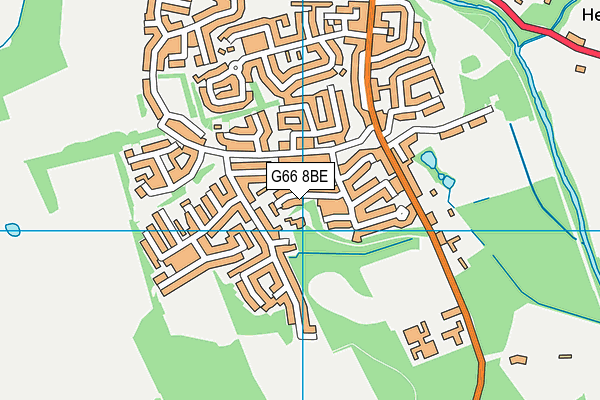 G66 8BE map - OS VectorMap District (Ordnance Survey) G66 8BE map - OS VectorMap District (Ordnance Survey)