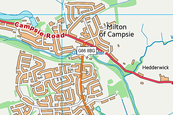 G66 8BG map - OS VectorMap District (Ordnance Survey) G66 8BG map - OS VectorMap District (Ordnance Survey)