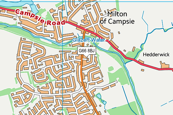 G66 8BJ map - OS VectorMap District (Ordnance Survey) G66 8BJ map - OS VectorMap District (Ordnance Survey)