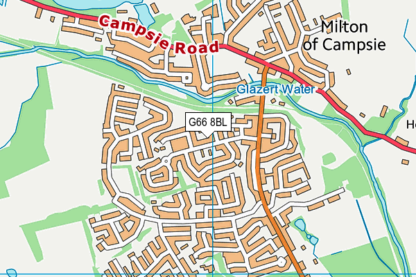G66 8BL map - OS VectorMap District (Ordnance Survey) G66 8BL map - OS VectorMap District (Ordnance Survey)