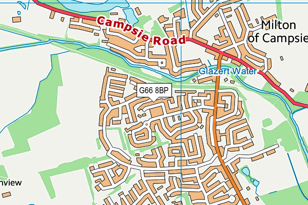 G66 8BP map - OS VectorMap District (Ordnance Survey) G66 8BP map - OS VectorMap District (Ordnance Survey)