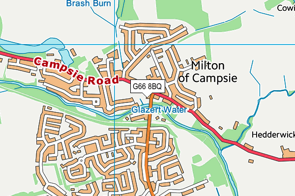 G66 8BQ map - OS VectorMap District (Ordnance Survey) G66 8BQ map - OS VectorMap District (Ordnance Survey)