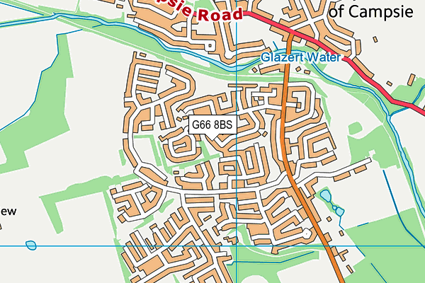 G66 8BS map - OS VectorMap District (Ordnance Survey) G66 8BS map - OS VectorMap District (Ordnance Survey)