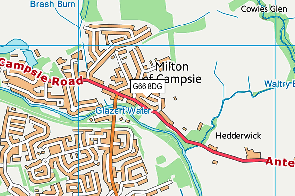 G66 8DG map - OS VectorMap District (Ordnance Survey) G66 8DG map - OS VectorMap District (Ordnance Survey)