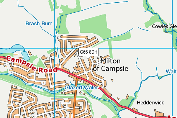 G66 8DH map - OS VectorMap District (Ordnance Survey) G66 8DH map - OS VectorMap District (Ordnance Survey)