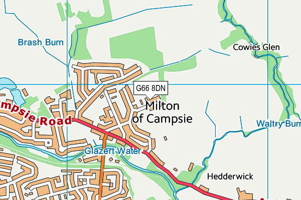 G66 8DN map - OS VectorMap District (Ordnance Survey) G66 8DN map - OS VectorMap District (Ordnance Survey)