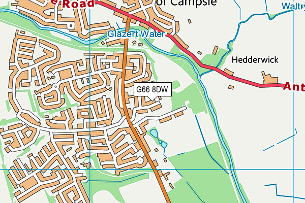G66 8DW map - OS VectorMap District (Ordnance Survey) G66 8DW map - OS VectorMap District (Ordnance Survey)