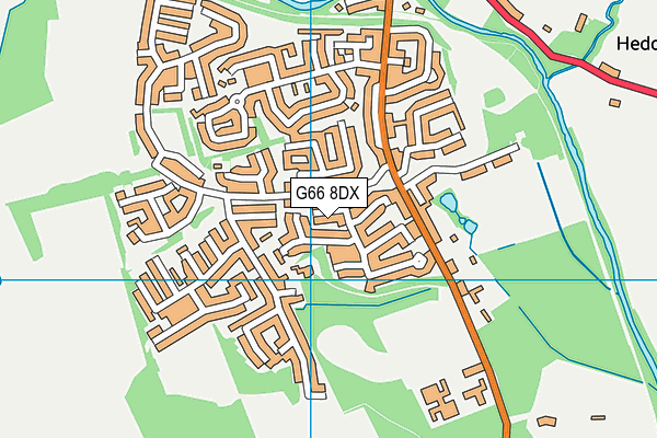 G66 8DX map - OS VectorMap District (Ordnance Survey) G66 8DX map - OS VectorMap District (Ordnance Survey)