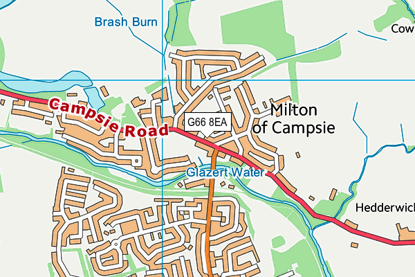 G66 8EA map - OS VectorMap District (Ordnance Survey) G66 8EA map - OS VectorMap District (Ordnance Survey)