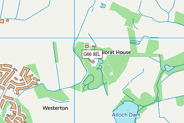 G66 8EL map - OS VectorMap District (Ordnance Survey) G66 8EL map - OS VectorMap District (Ordnance Survey)