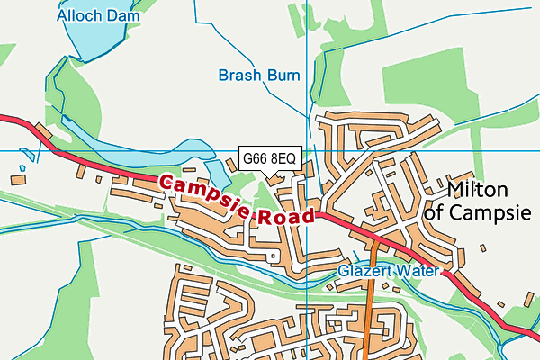 G66 8EQ map - OS VectorMap District (Ordnance Survey) G66 8EQ map - OS VectorMap District (Ordnance Survey)