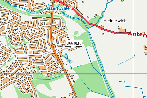 G66 8ER map - OS VectorMap District (Ordnance Survey)