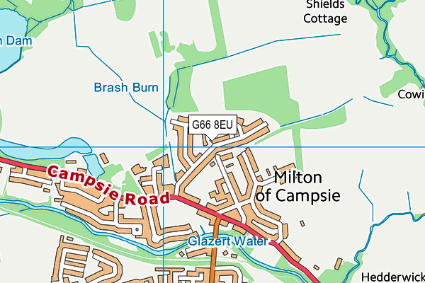 G66 8EU map - OS VectorMap District (Ordnance Survey) G66 8EU map - OS VectorMap District (Ordnance Survey)