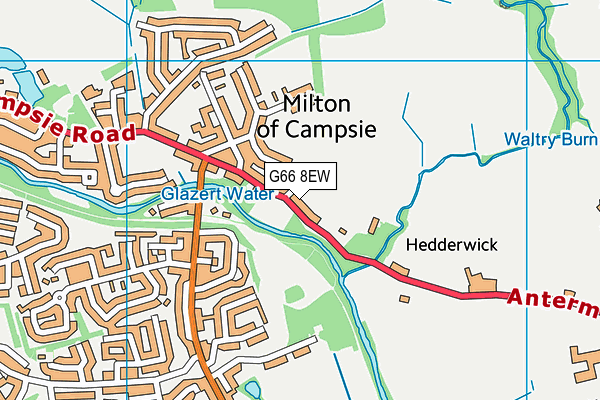 G66 8EW map - OS VectorMap District (Ordnance Survey) G66 8EW map - OS VectorMap District (Ordnance Survey)