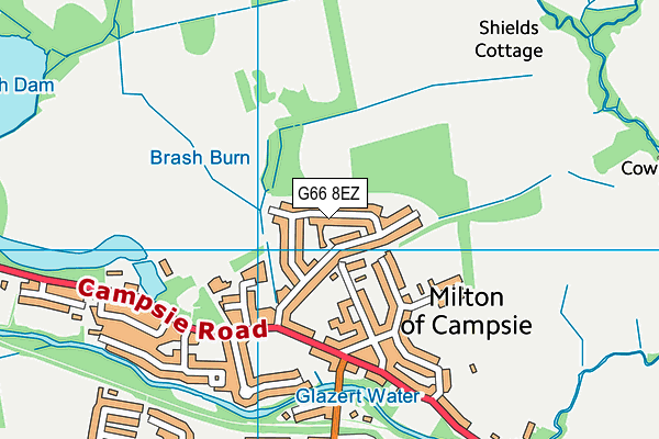G66 8EZ map - OS VectorMap District (Ordnance Survey) G66 8EZ map - OS VectorMap District (Ordnance Survey)
