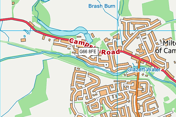G66 8FE map - OS VectorMap District (Ordnance Survey) G66 8FE map - OS VectorMap District (Ordnance Survey)
