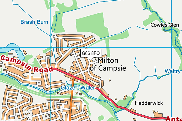 G66 8FQ map - OS VectorMap District (Ordnance Survey) G66 8FQ map - OS VectorMap District (Ordnance Survey)