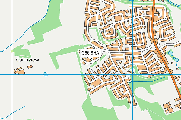 G66 8HA map - OS VectorMap District (Ordnance Survey) G66 8HA map - OS VectorMap District (Ordnance Survey)