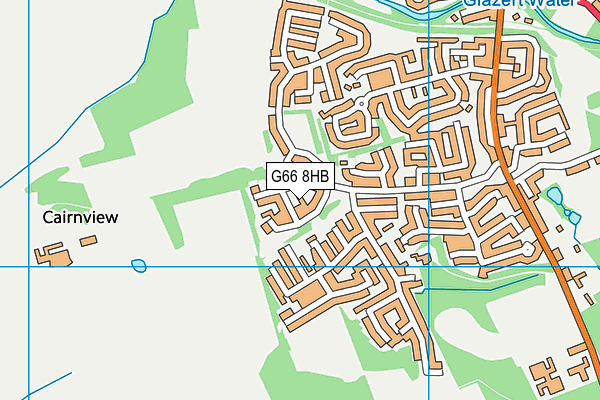 G66 8HB map - OS VectorMap District (Ordnance Survey) G66 8HB map - OS VectorMap District (Ordnance Survey)