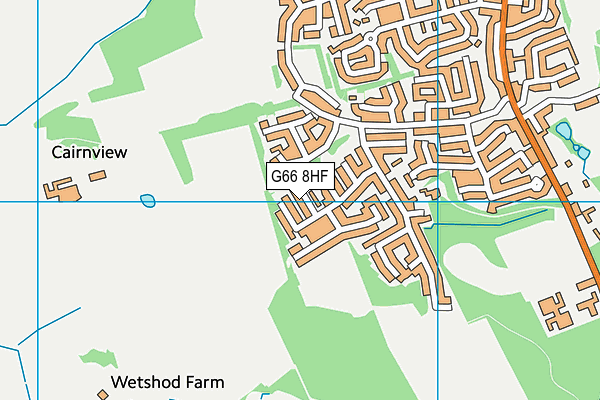 G66 8HF map - OS VectorMap District (Ordnance Survey) G66 8HF map - OS VectorMap District (Ordnance Survey)