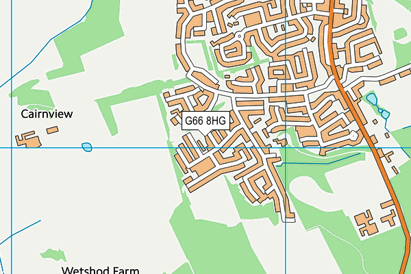 G66 8HG map - OS VectorMap District (Ordnance Survey) G66 8HG map - OS VectorMap District (Ordnance Survey)
