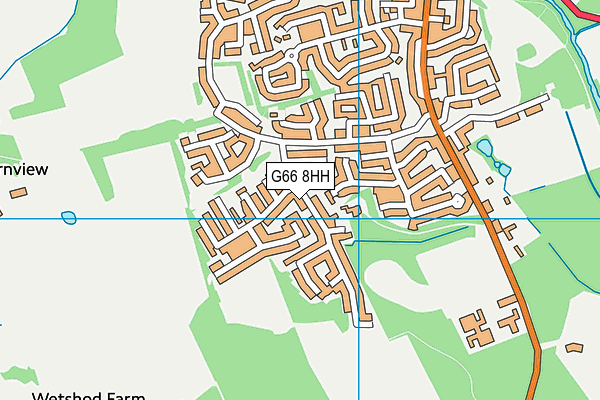G66 8HH map - OS VectorMap District (Ordnance Survey) G66 8HH map - OS VectorMap District (Ordnance Survey)