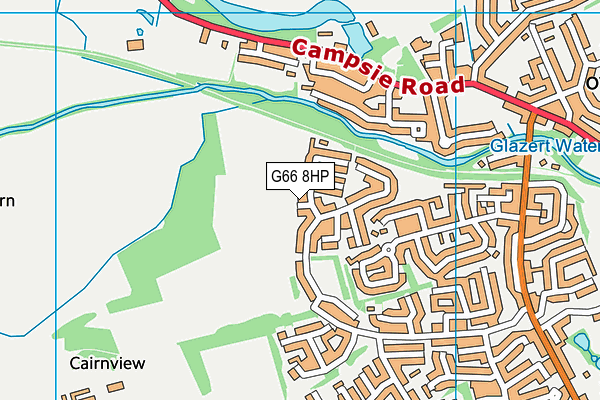 G66 8HP map - OS VectorMap District (Ordnance Survey) G66 8HP map - OS VectorMap District (Ordnance Survey)