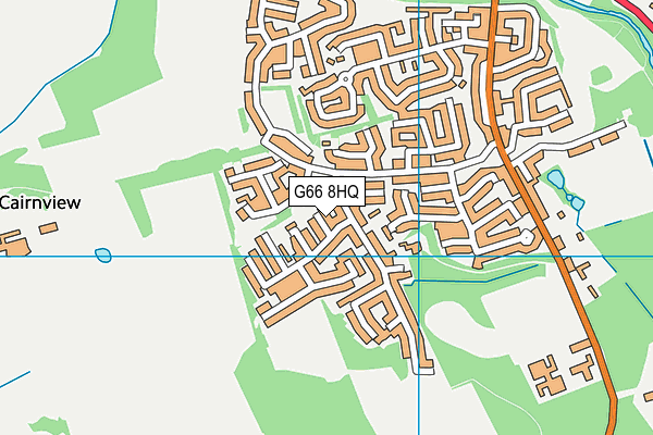 G66 8HQ map - OS VectorMap District (Ordnance Survey) G66 8HQ map - OS VectorMap District (Ordnance Survey)