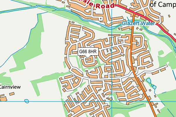 G66 8HR map - OS VectorMap District (Ordnance Survey) G66 8HR map - OS VectorMap District (Ordnance Survey)