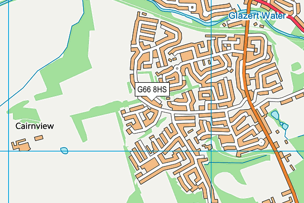G66 8HS map - OS VectorMap District (Ordnance Survey) G66 8HS map - OS VectorMap District (Ordnance Survey)